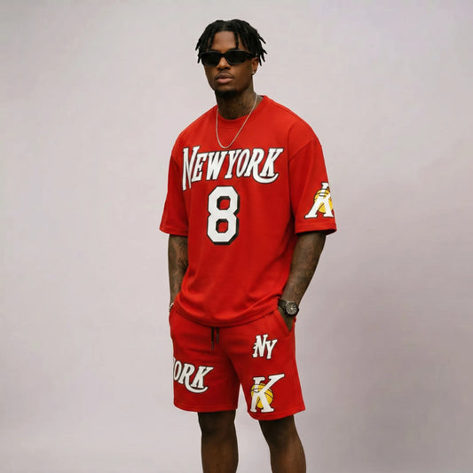 Conjunto New York rojo